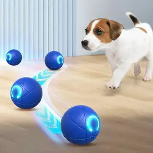 Interactive Gravity Bounce Dog Toy, Durable Chew Ball with Auto Teaser, Rechargeable Automatic Rolling Ball, Suitable for Small Dogs, Electric Pet Toy