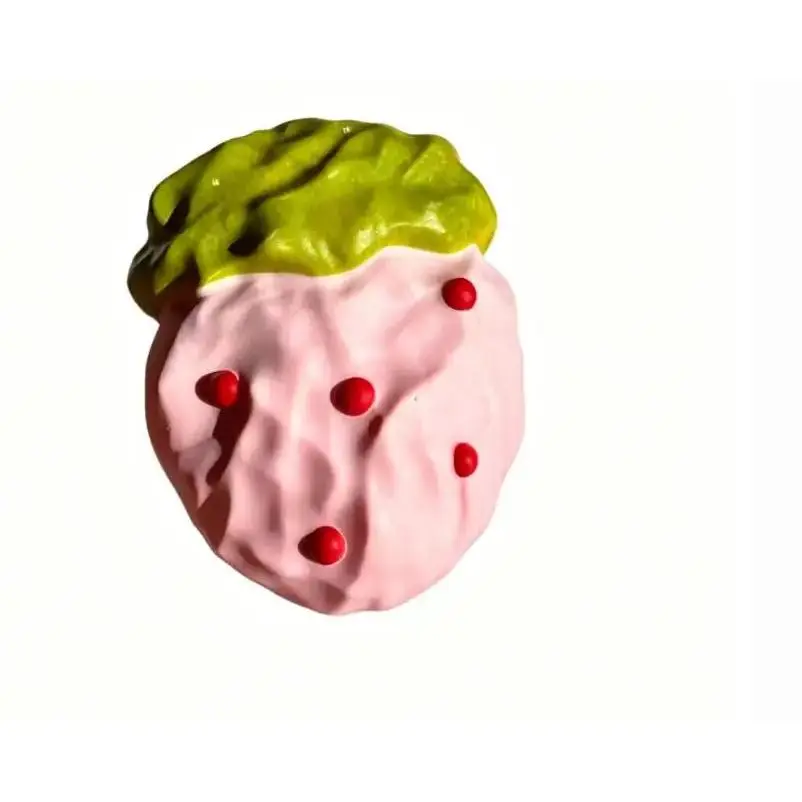 Slow-Rebound Strawberry Cream Moldable & Squeeze Slime & Squishy Toy - Non-Toxic, Relaxing ASMR, Oddly Satisfying Wet Soft Unisex Sensory Toy for Office Workers' Stress Relief, Moldable Slime & Squishy Toys