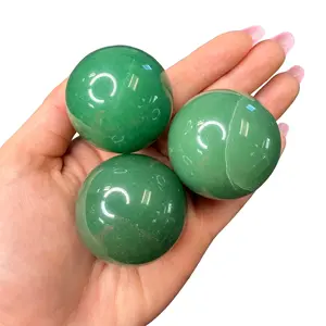 Small Green Aventurine Sphere - 1.5" Diameter Aventurine Sphere - Polished Green Aventurine