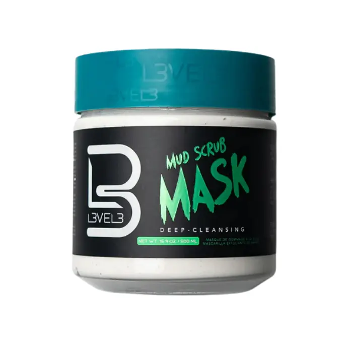 Level3 Mud Scrub Mask 16.9oz Deep Pore Detox Facial Masks
