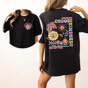 Choose Kindness Shirt, Kindness Matters Tee, Vintage Inspired T-shirt, Be Kind Shirt, Teacher Appreciation Gift, School Counselor Shirt, Teacher Team Shirts, Inspirational Shirt, Teachers Women Top Womenswear Bre