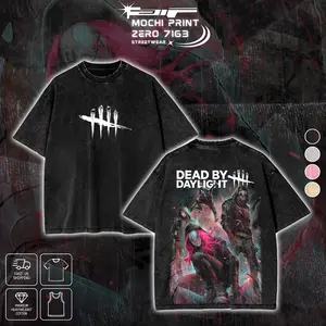 Dead by Daylight The Legion Graphic T-shirt Comic Edtion Horror Game Crewneck Sweatshirt Hoodie Tank Top Streetwear 100% Premium Cotton Fabric Apparel Oversized Indie Horror Gaming Fan Gift Heavyweight Aesthetic Washed Print Unisex Top Dark Design