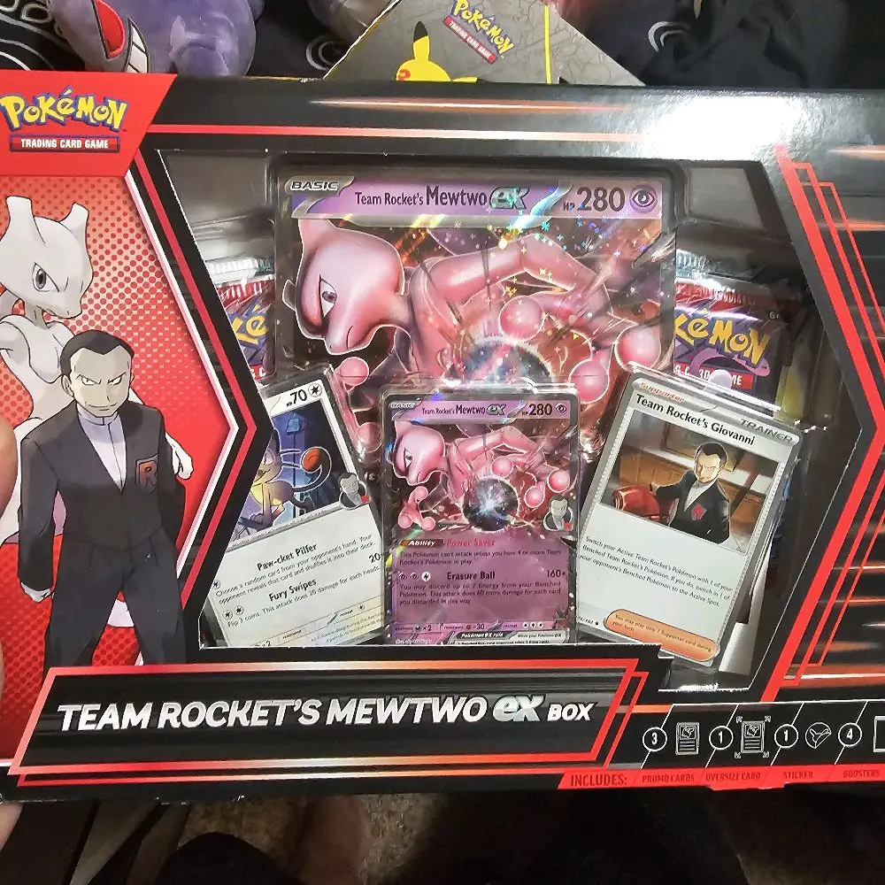 team rockets Mewtwo ex collection box