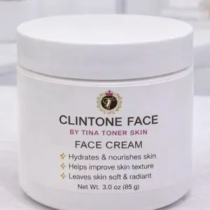 TINA TONER CLINTONE  Glow  FACE CREAM,  Clean Face, with Vitamin C, aloe  and  Collagen, Gentle