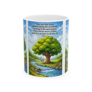 Psalm Inspirational Ceramic Mug