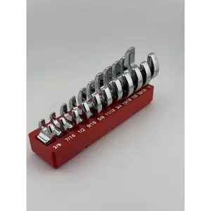 Icon Crowfoot(Sae) Wrench Bin/Organizer - 3D Printed & Gridfinity Compatible