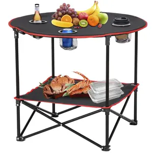 SEGAWE Portable Outdoor Folding Camping Table with Carrying Bag