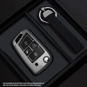 4 Button Warrior Style Tpu Car Key Case Cover for Vw Golf 7 Mk7 Tiguan Mk2 Seat Ateca Leon Ibiza Skoda Octavia Fob, Durable and Stylish Protection for Your Car Key, Key Fob Protector, Key Fob Shell, Car Key Accessory