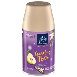 Sparkling Pear Scent Automatic Air Freshener Refills, 6.2oz, One Pack