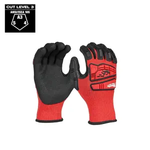 Milwaukee Impact Cut Level 3 Nitrile Dipped Glove