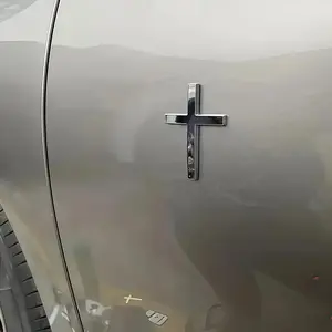 3D Cross Design Car Sticker, Universal Auto Accessories for Motorcycles and Suvs, Car Exterior Decoration, Automotive Decals, Car Stickers, Vehicle Exterior Decoration