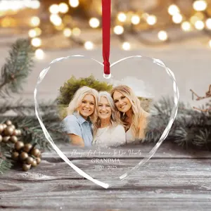 Personalized Memorial Photo Ornament – In Loving Memory Keepsake