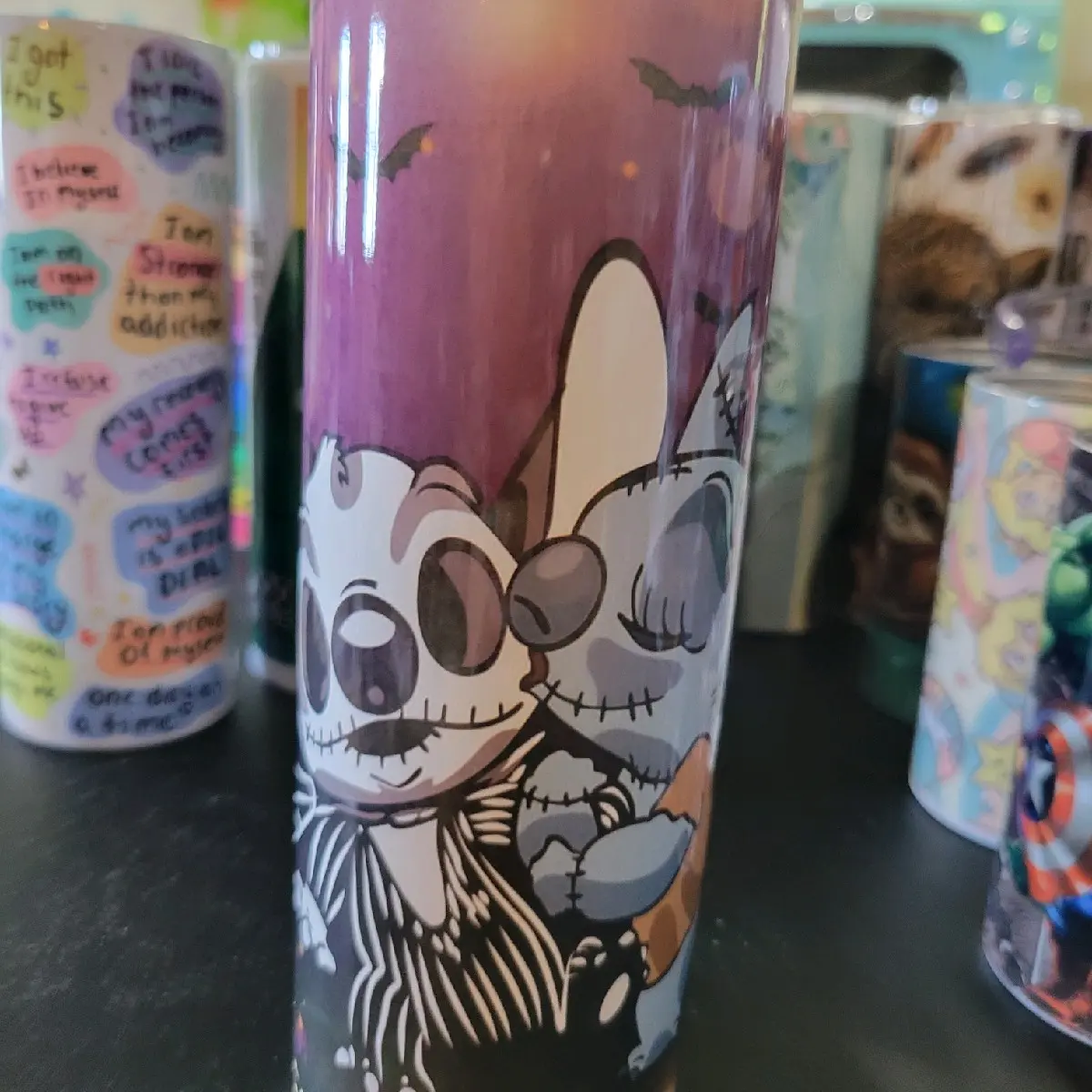 NBC stitch tumbler