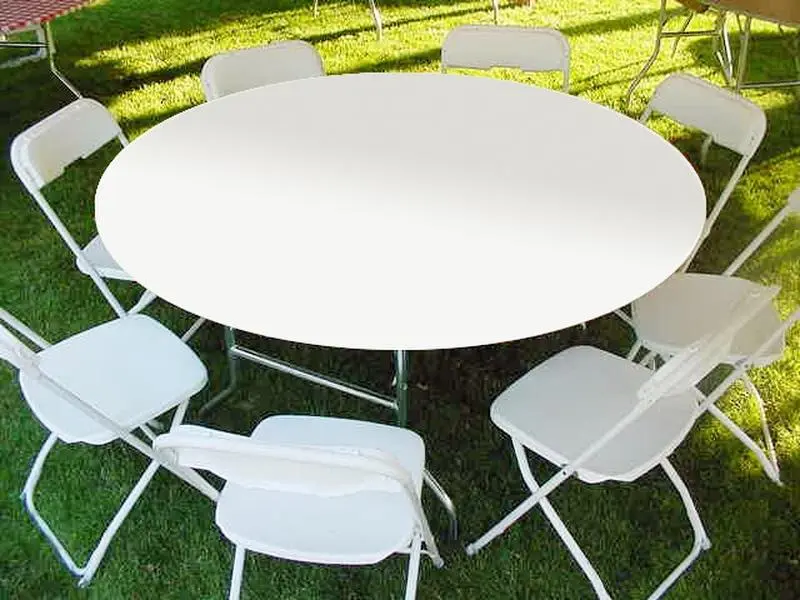 60-Inch Round Fitted Plastic Kwik Cover with Elastic Sewn Edges, Stays Tight, Saves Hours of Labor - Pack of 25