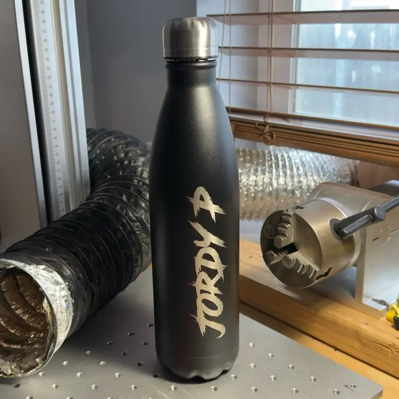 Customized Stainless Steel Water Bottle 30 oz with any design or name (500 ml) with Vacuum Insulation, Double-Wall Construction, Odorless, and Leak-Proof Cap, Personal Design Options