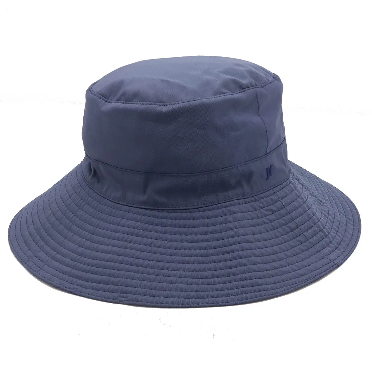 Pre-owned HERMÈS Polyester Small Leather Goods Hermes Embroidered H Logo Bucket Hat