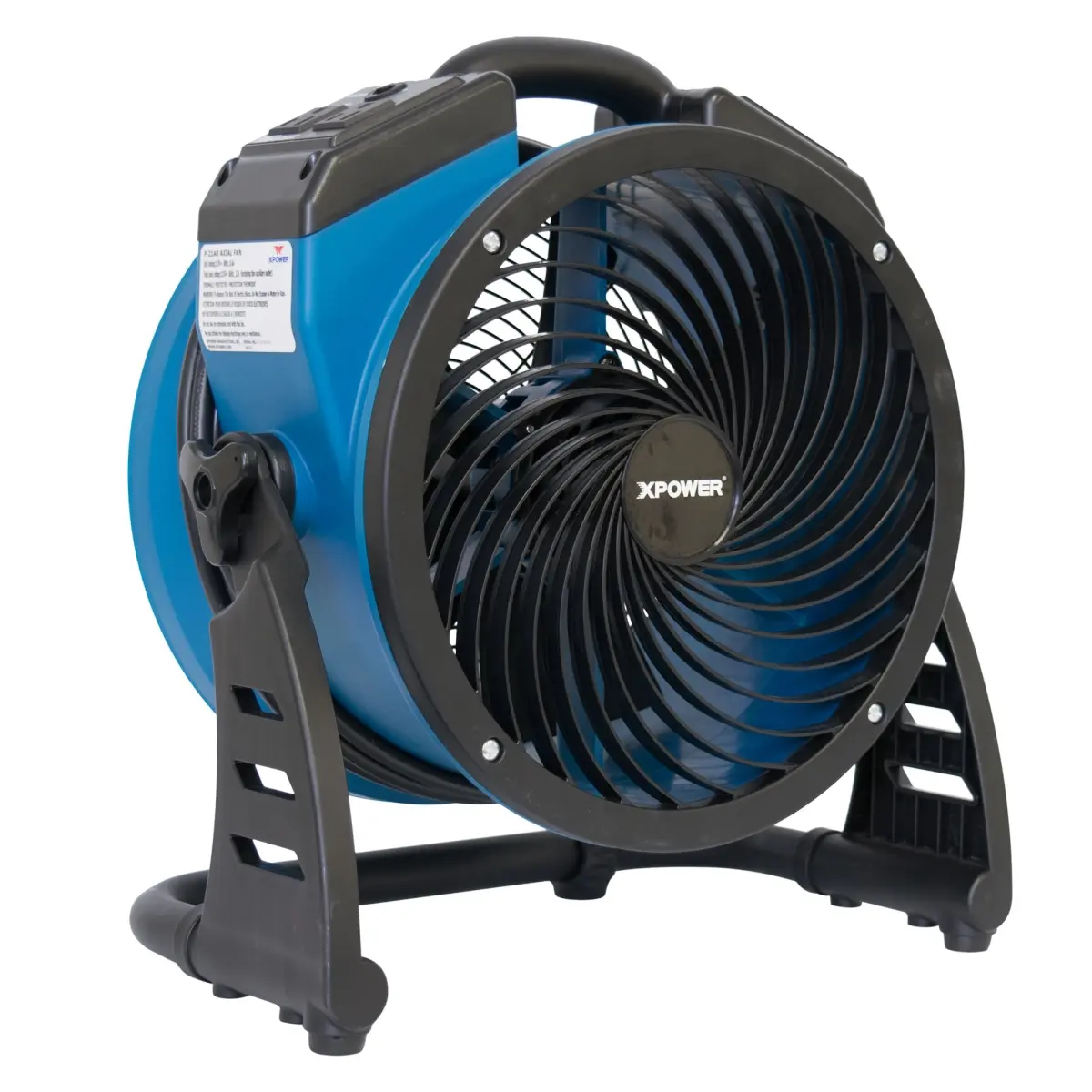 XPOWER P-26AR 115V Industrial Axial Air Mover Fan, Vapour Vent Fan & Exhaust Equipment for Household, Commercial Use