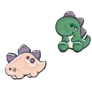 Baby Dinosaur Dino Enamel Magnetic Needle Minder ~ Needle Keeper - Cross Stitch Embroidery Needlepoint Sewing Accessory Notion