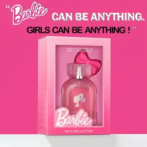 MINISOx BARBIE  50ml/75ML Co-Branded Liquid Fragrance with Floral Honeysuckle Aroma for Everyday Use Long Lasting Eau De Parfum floral scent fruity sweet weird girl perfume
