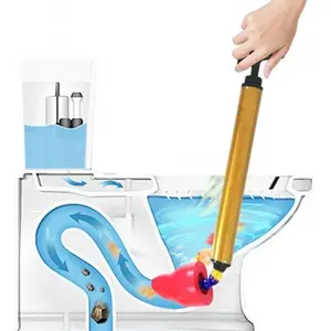 2026 Pressure Toilet Unblock, Toilet Plunger Drain Clog Remover, Air Plunger for Toilet Bathroom Floor Drain Sink Kitchen Unclogger Plumbing Tools (1 PCS)