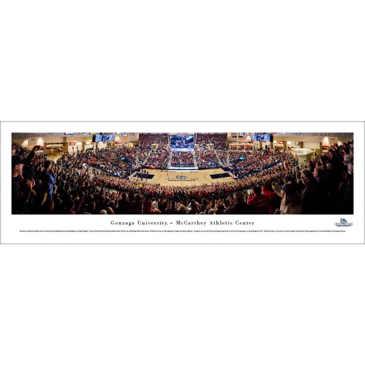 Gonzaga Bulldogs Basketball McCarthey Athletic Center Panoramic Picture