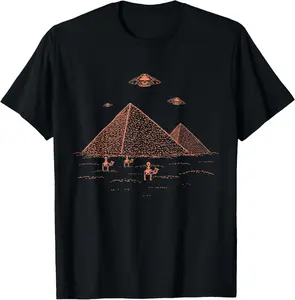 Men's Natural Cotton Regular Fit Short-Sleeve Round Neck T-Shirt - Soft No Irritation Casual Streetwear Top with Alien Believer Extraterrestrial Graphic, for Sports