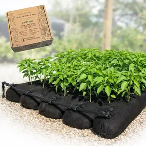 4x4 (16 sq ft)  Gardening Kit with Drip Irrigation System - Flexible Fabric Garden Planters for Outdoor , No Tools, Fits Any Space, Indoor & Outdoor Growing Solution
