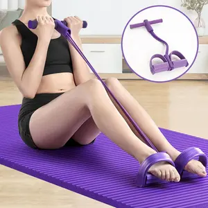 Multifunctional Yoga Pedal Resistance Band, Home Workout Equipment, Abdominal Exercise Auxiliary Equipment, Pilates Tension Rope, Suitable for Home Exercise Yoga Training