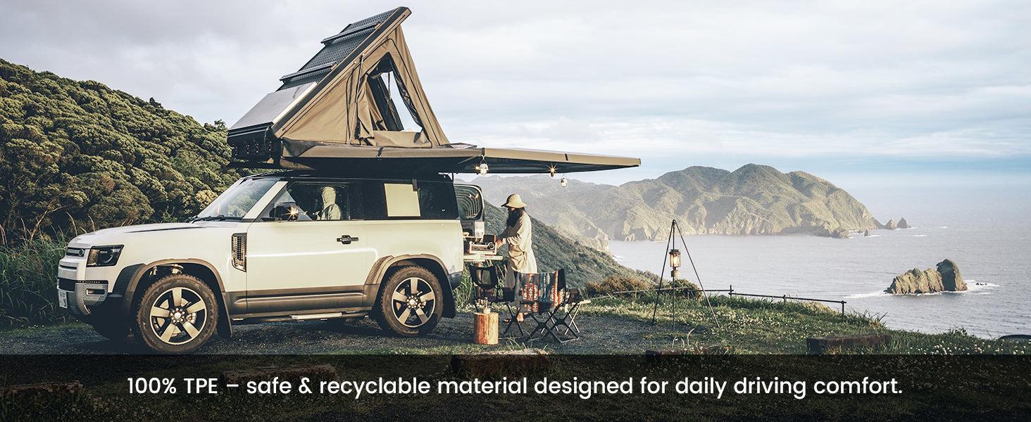 Lasfit fit for 2018-2026 Jeep Wrangler JL Floor Mats or Cargo Mat, Fit 4-Door Only(Don't fit 4xe)