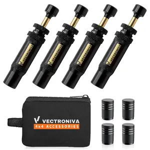 AltitudeCraft 4-Pack Automatic Tire Deflators, Hands-Free Rapid Air Down in Minutes for Beach & Trail, 10-30 PSI Off-Road Gear