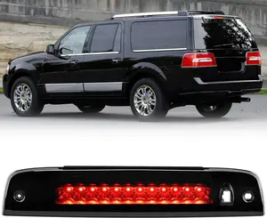 Nilight High Mount 3rd Brake Assembly for 2003-2016 Ford Expedition & Lincoln Navigator, Smoked Lens Red LED, Heavy-Duty Glass-Mount Truck Automotive Lighting Accessory Custom Led Backlights