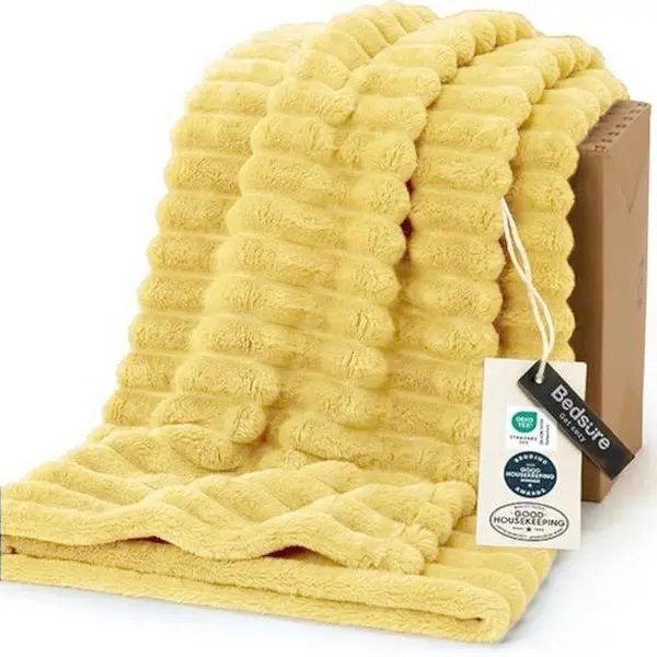 【Summer Sale Deals】Bedsure GentleSoft  Blanket for Bed - Cozy Soft Blankets for Women, Cute Large Bedding Fleece Throws for Girls