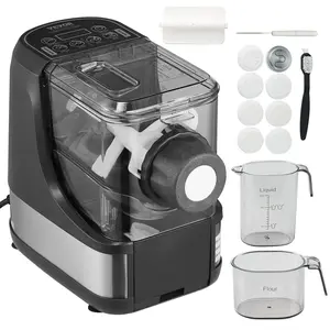 【FathersDayGift】VEVOR Electric Pasta Maker, 150W Automatic Noodle Maker Machine with 8 Pasta Shapes, 4 Intelligent Modes, 500g Flour Capacity Pasta Maker Machine with Measuring Cups, Cleaning Brush for Home KitchenSummervibes