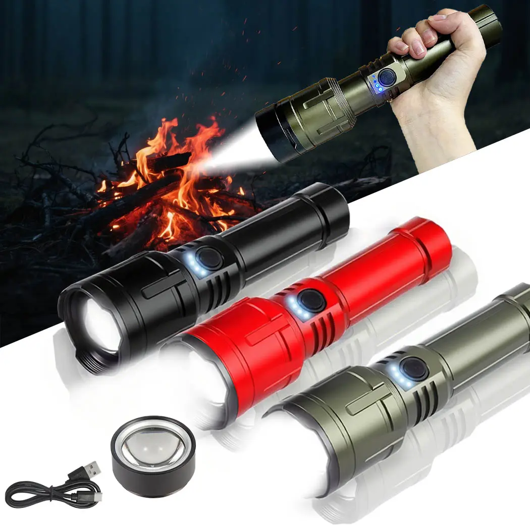 Reliable Emergency Light, 5 Light Modes Fire Ignition Camping Lamp, 3 Optional Colors, Multi Color Optional, Aluminum Dustproof Waterproof Shell, Outdoor Emergency Use Light with Free Hand Lanyard for Outdoor Camp Hiking