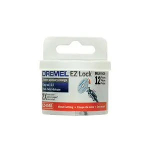 212 MAIN 2182939 Dremel Cutoff Wheels - Quick Change Metal Cutting Tool, Faster Accessory Change, Pack of 12