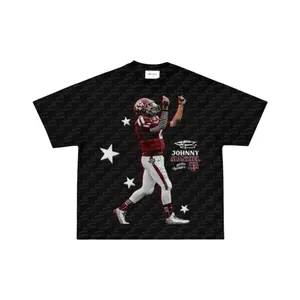 Comfort Colors Johnny Manziel Texas A&M Graphic T-Shirt, Vintage College Football Star Celebration Tee, Retro Aggies Game Day Shirt Streetwear Style, Unisex Soft Washed Cotton Sports Fan Apparel