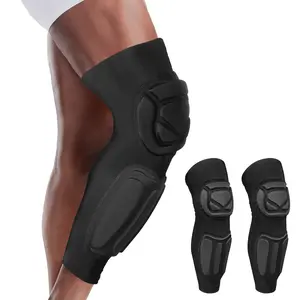 【NEW YEAR】TUOY Knee Pad with Shin Guard Pads, kneeling pad,Sleeve Support for Soccer, Football, Basketball, Wrestling, Volleyball (A Pair)