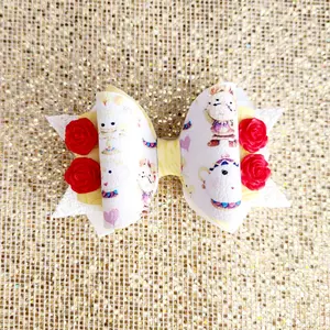 Princess Belle Hair Bow