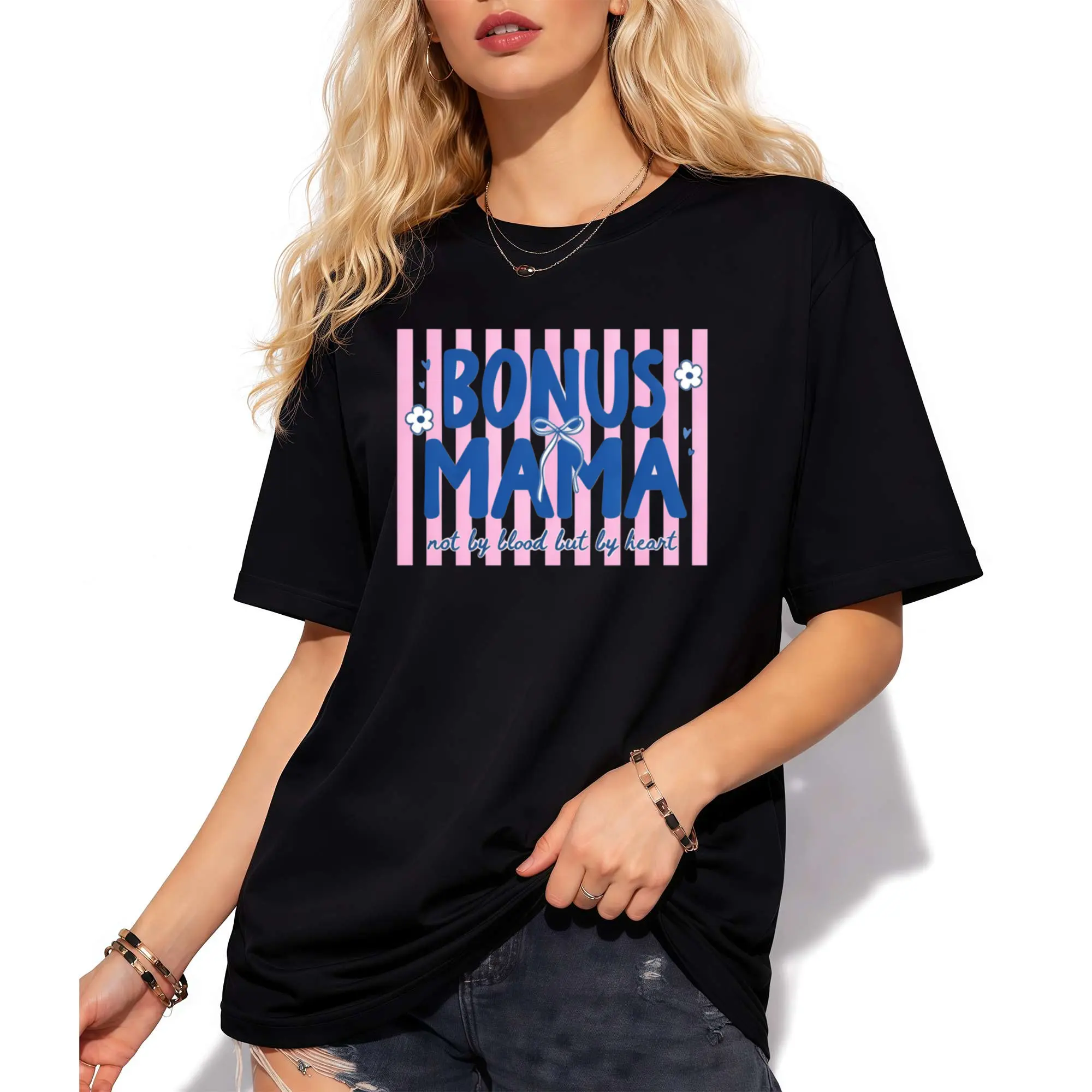Bonus Mama TShirt, Stepmom TShirt, Stepmother Mothers Day Gift For Second Mom T-Shirt