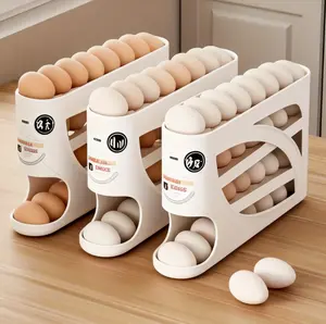Refrigerator Egg Storage Box Game-Changing Egg Dispenser Compact Design for Breakfast & Baking Essential Kitchen Tool