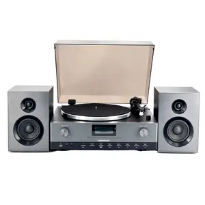 RadioShack Turntable with Speakers 4001798 Vinyl Player CD USB Bluetooth