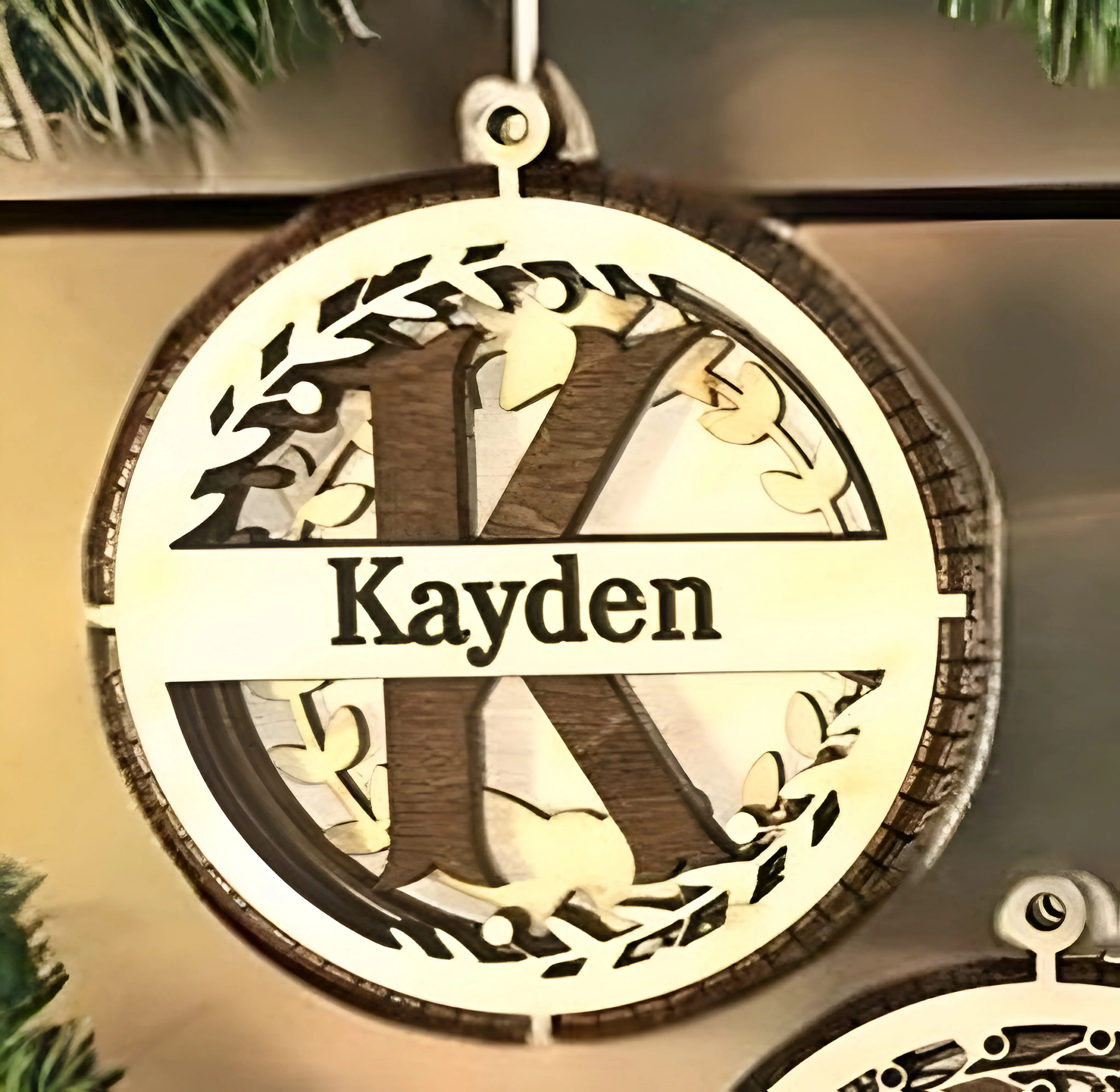 Personalized Monogram Christmas Ornament: An Heirloom Keepsake