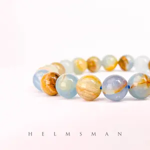 [Direct Buy] 1 Count blue onyx bracelet
