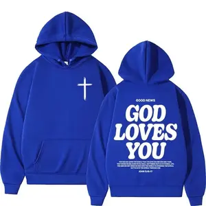 God Loves You Christian Hoodie