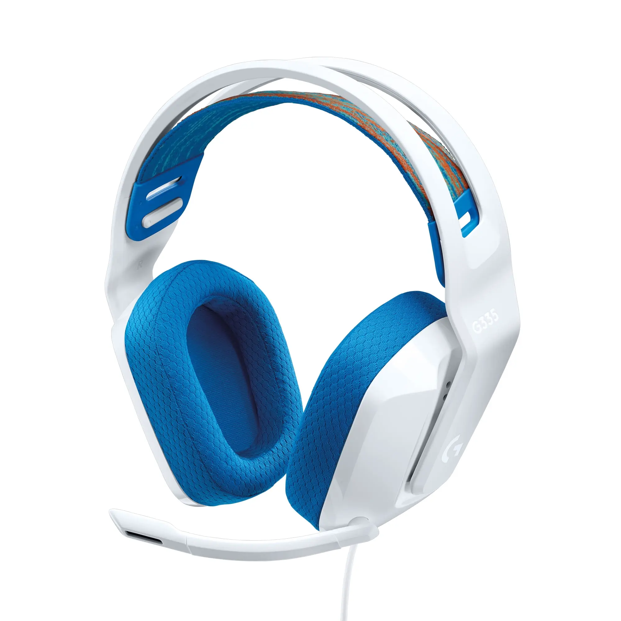 Logitech G335 Wired Gaming Headset - White, Cable-Included, Compatible with PC, Console (Model 981-001017)