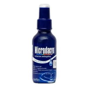 Microdacyn Skin Antiseptic Spray - 120 ml Bottle for External Use Hypochlorous Acid Formula Alcohol-Free Non-Irritating Topical Solution  Healthcare Aid