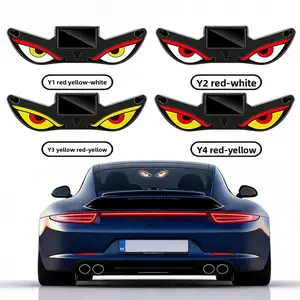 Solar Devil Eye Rear Window Light |   Wireless LED Accent Glow for Night Drive & Car Meets
