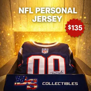 BS Jersey Personal Box - 1 Factory Sealed Signed Jersey Featuring NFL Stars Rookies & Hall of Famers Representing All 32 Teams