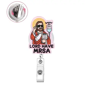 Fun Nurse Badge Roll, Cute Retractable ID Medical Badge Set, Pediatric Work Badge Partner, Nurse Gift, Rn Lpn Cna Ma Bsn Care Students Teachers Doctors Nurses