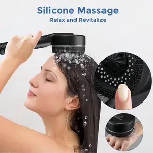 Large Area Shower Head, 5 Adjustable Modes, High Pressure Water Saving Faucet Nozzle, Suitable for Shower or Bathtub, Designed for Shower Use Only